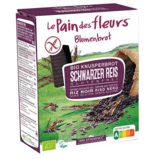 Blumenbrot Schwarzer Reis glutenfrei