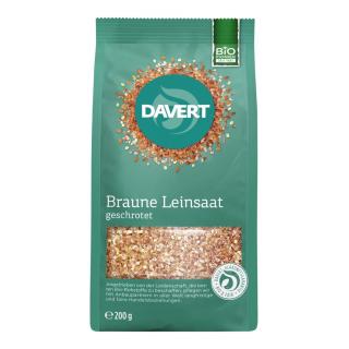 Leinsamen geschrotet