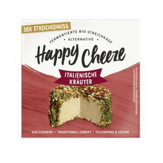 Vegane Käse-Alternative italien. Kräuter gereift
